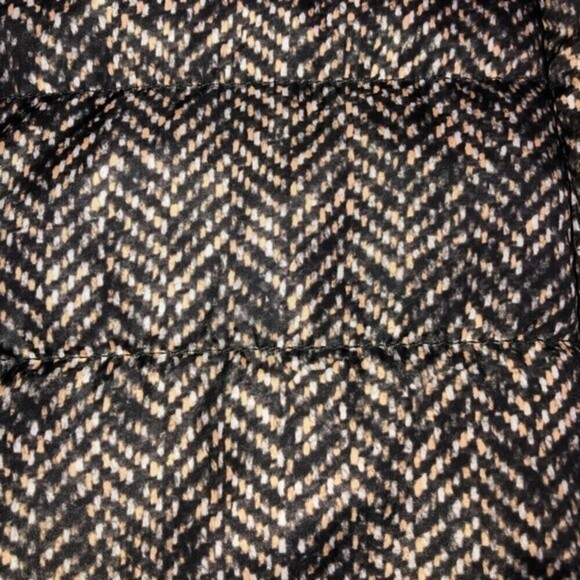 Rafaela Gray Print Puffy Vest SZ L - Picture 4 of 9